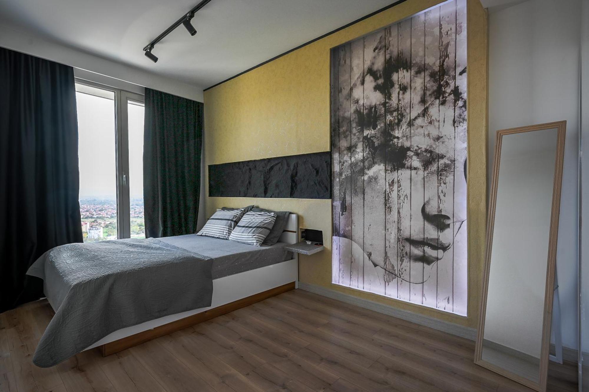 Alfred Sky Smart Apartment 29Th Spa Included Скопие Екстериор снимка