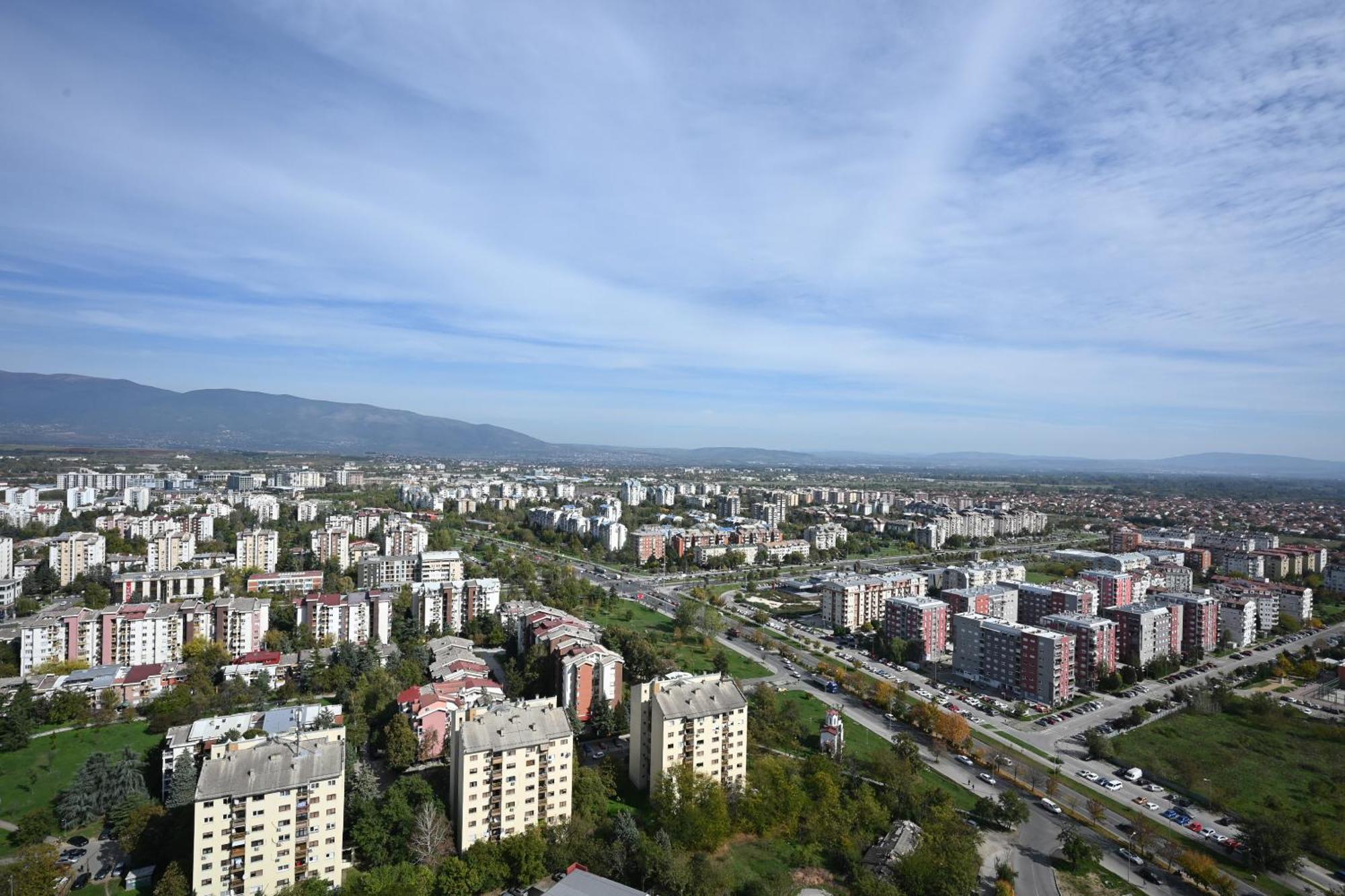 Alfred Sky Smart Apartment 29Th Spa Included Скопие Екстериор снимка